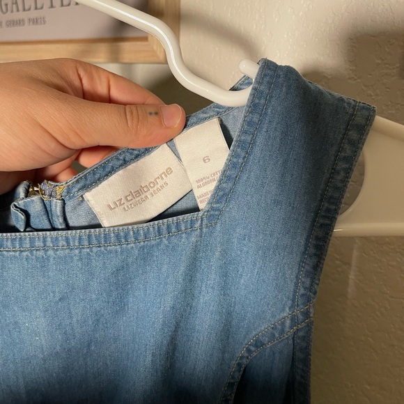 Liz Claiborne denim teacher dress - Picture 6 of 6